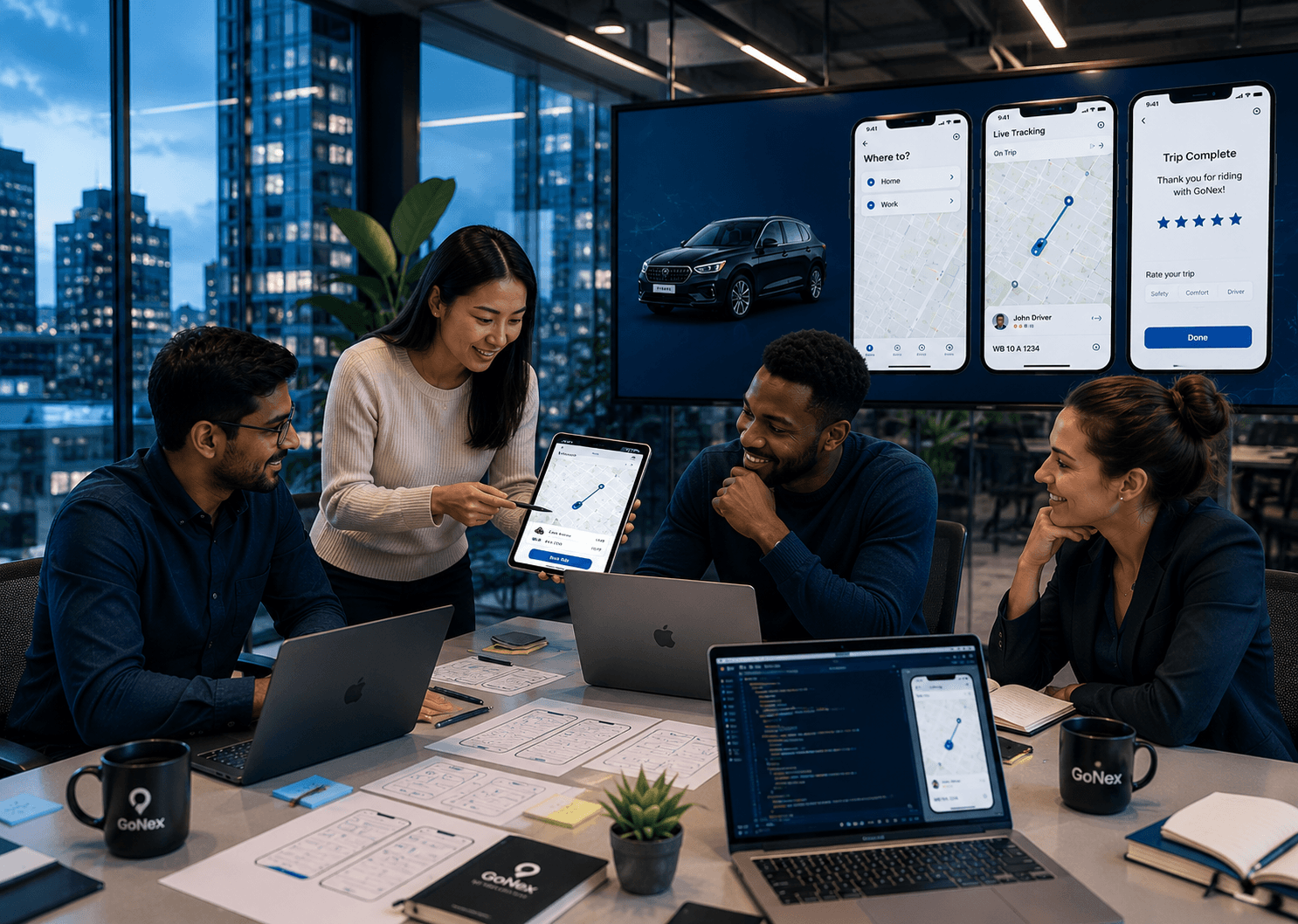 The GoNex team and values in practice